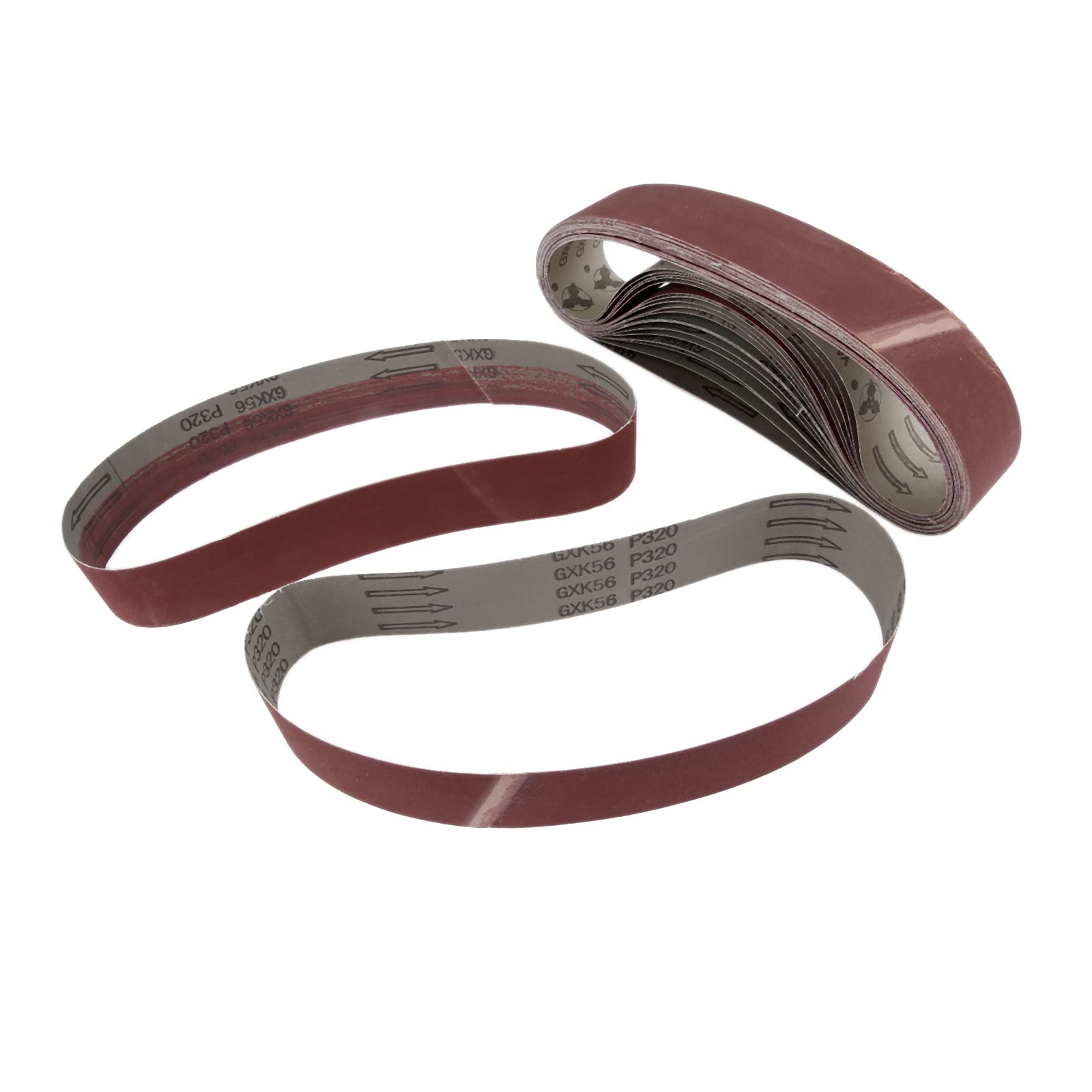 20pcs 50x686mm Abrasive Sanding Belts for Belt Sanders & Bench Grinders - 40 to 600 Grit (Including 60 Grit) - Woodworking, Metal Polishing & DIY Projects