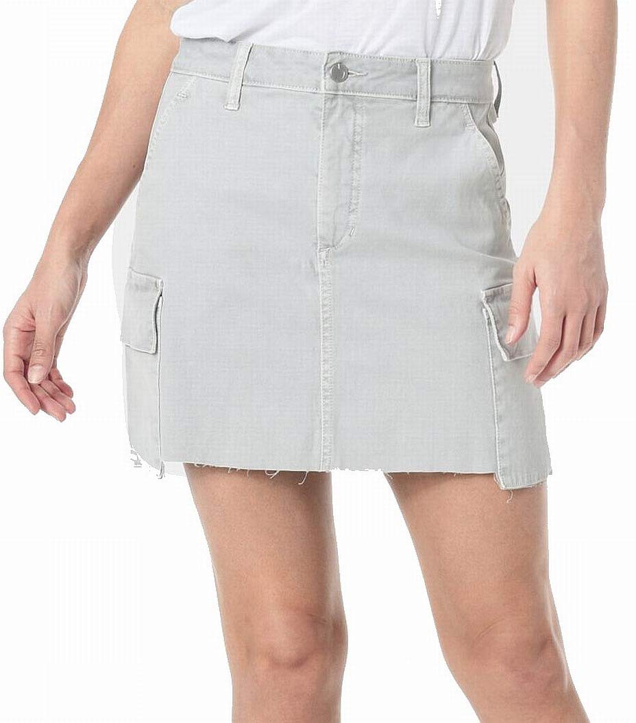 Joe's Jeans The Army Skirt - Women's Military Style Denim Skirt | High Waisted A-Line Mini Skirt with Pockets | Perfect for Casual Outfits, Date Nights & Streetwear Fashion