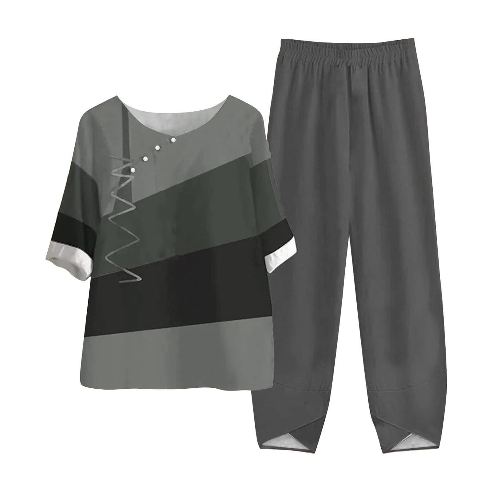 2024 Plus Size Sweater Sets for Women - 2 Piece Lounge Outfits with Palazzo Pants | Cozy Wide Leg Lounge Wear for Home, Office & Casual Outings | Women's Comfortable Outfits