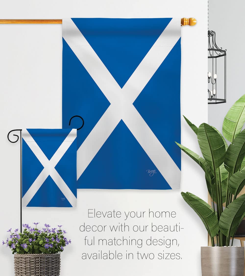 St. Andrews Cross House Flag Set 28x40