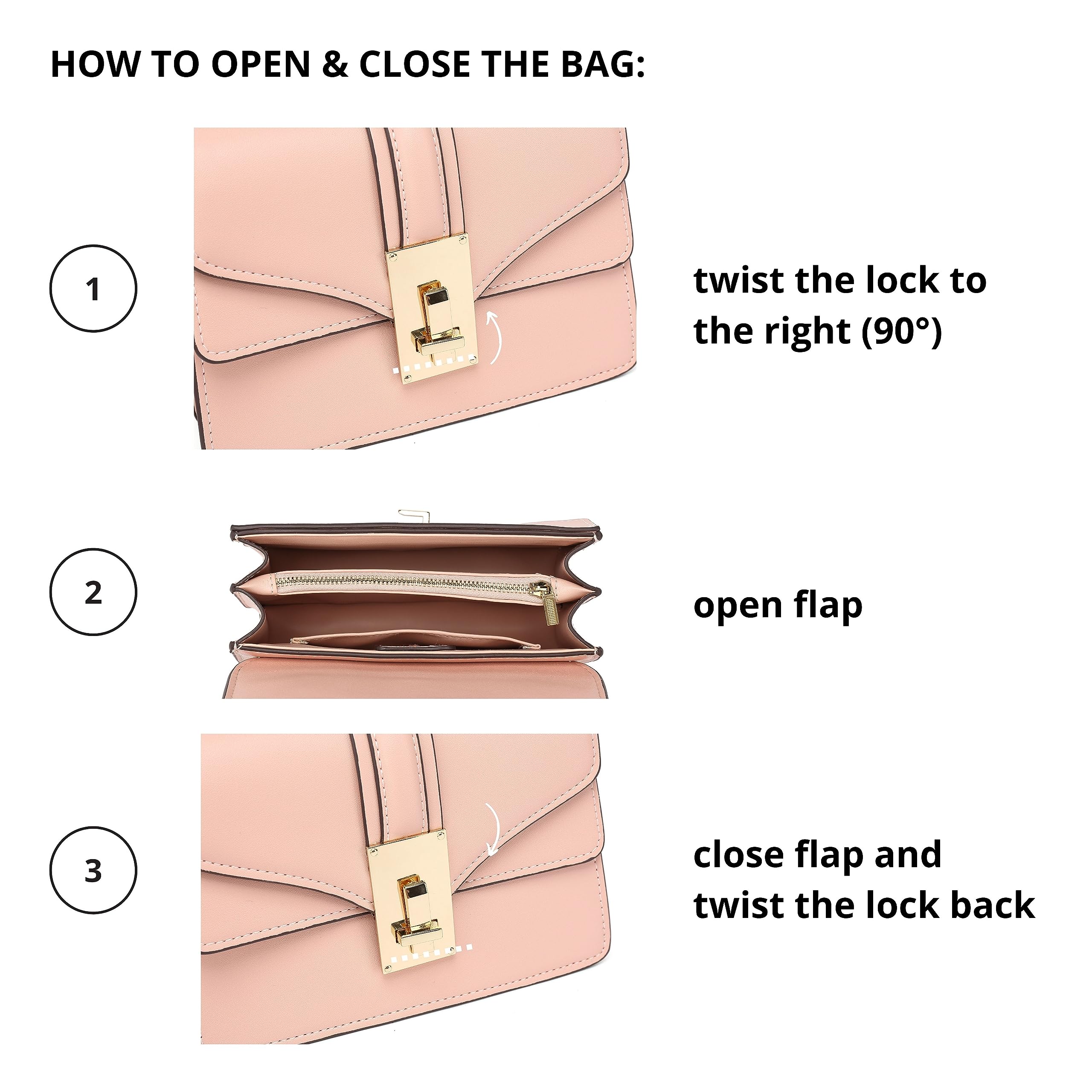 Scarleton Women's Crossbody Bag - Structured Mini Satchel Purse with Top Handle Shoulder Strap (H2077) | Fashionable Everyday Handbag for Work, Travel & Casual Outings