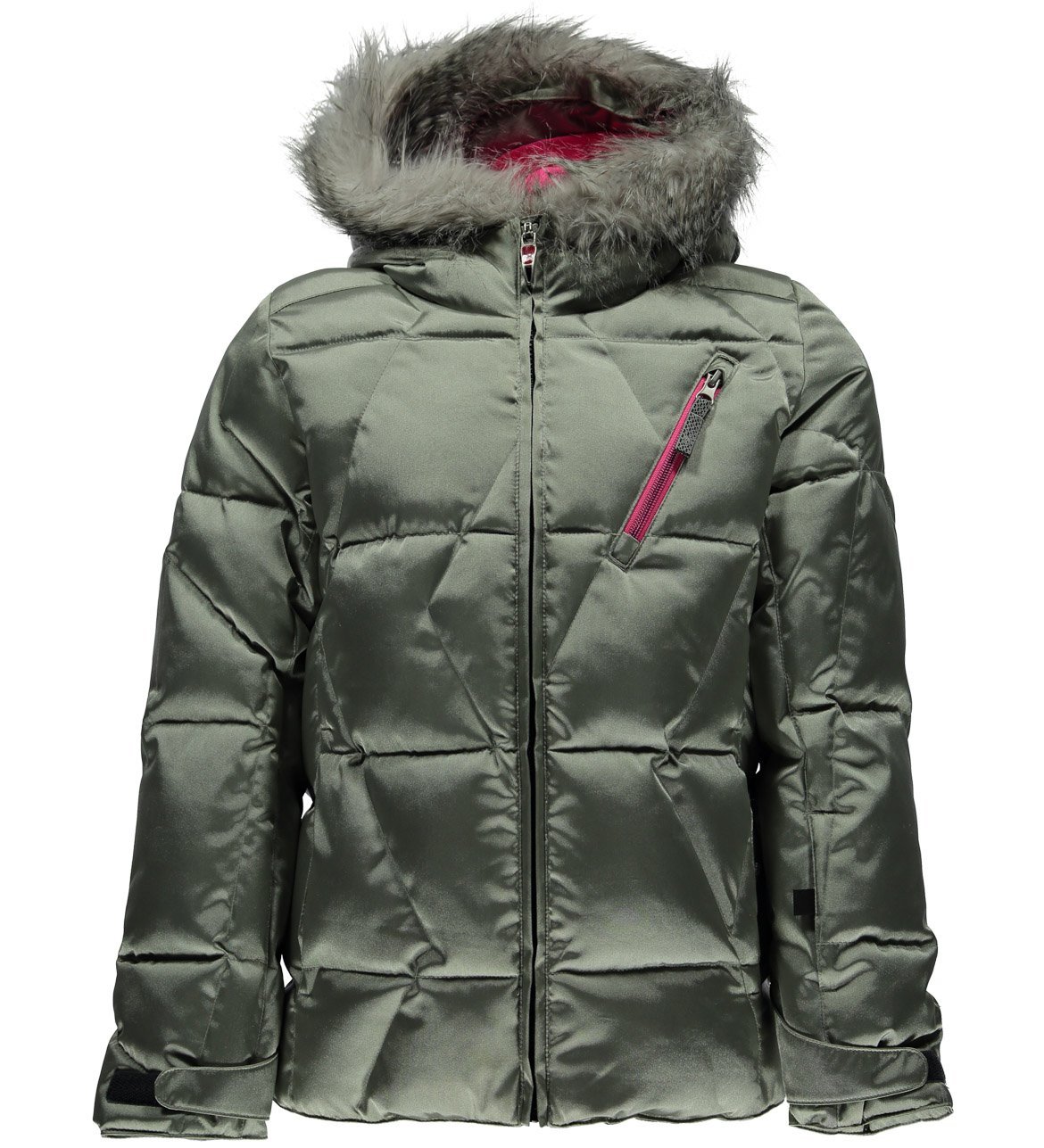 Spyder Girls' Hottie Jacket - Waterproof Winter Snow Jacket for Teen Girls, Skiing & Snowboarding Outerwear - Perfect for Cold Weather & Outdoor Activities