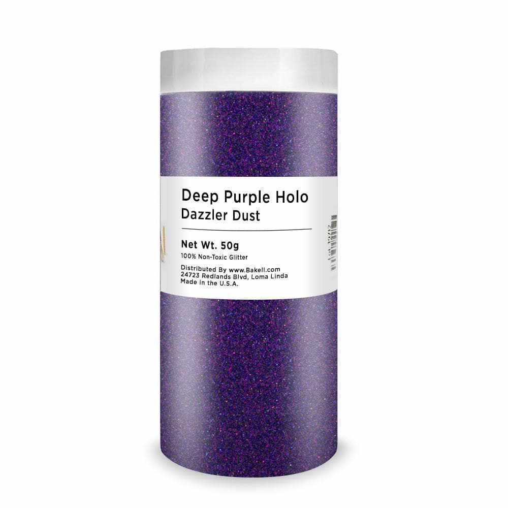 Deep Purple Holo Craft Glitter - Dazzler Dust® for DIY Decor, Scrapbooking & Nail Art | Premium Cosmetic-Grade Sparkle Dust for Art Projects & Party Decorations