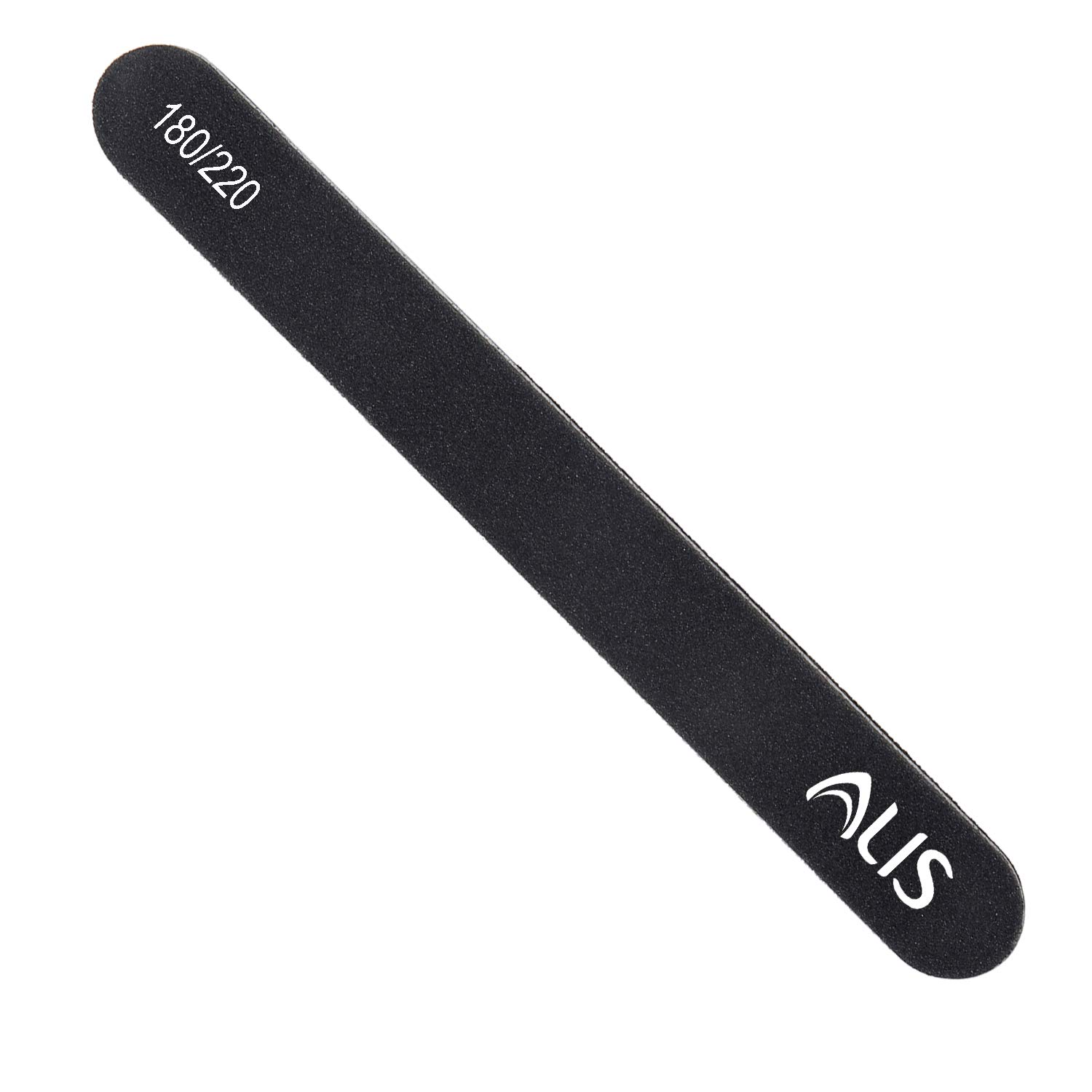 Alis Professional Double Sided Nail File 180/220 Grit - Nail Buffing, Manicure & Nail Art Tool (1 Piece Set) - Perfect for Home Salon, DIY Nail Care & Professional Use
