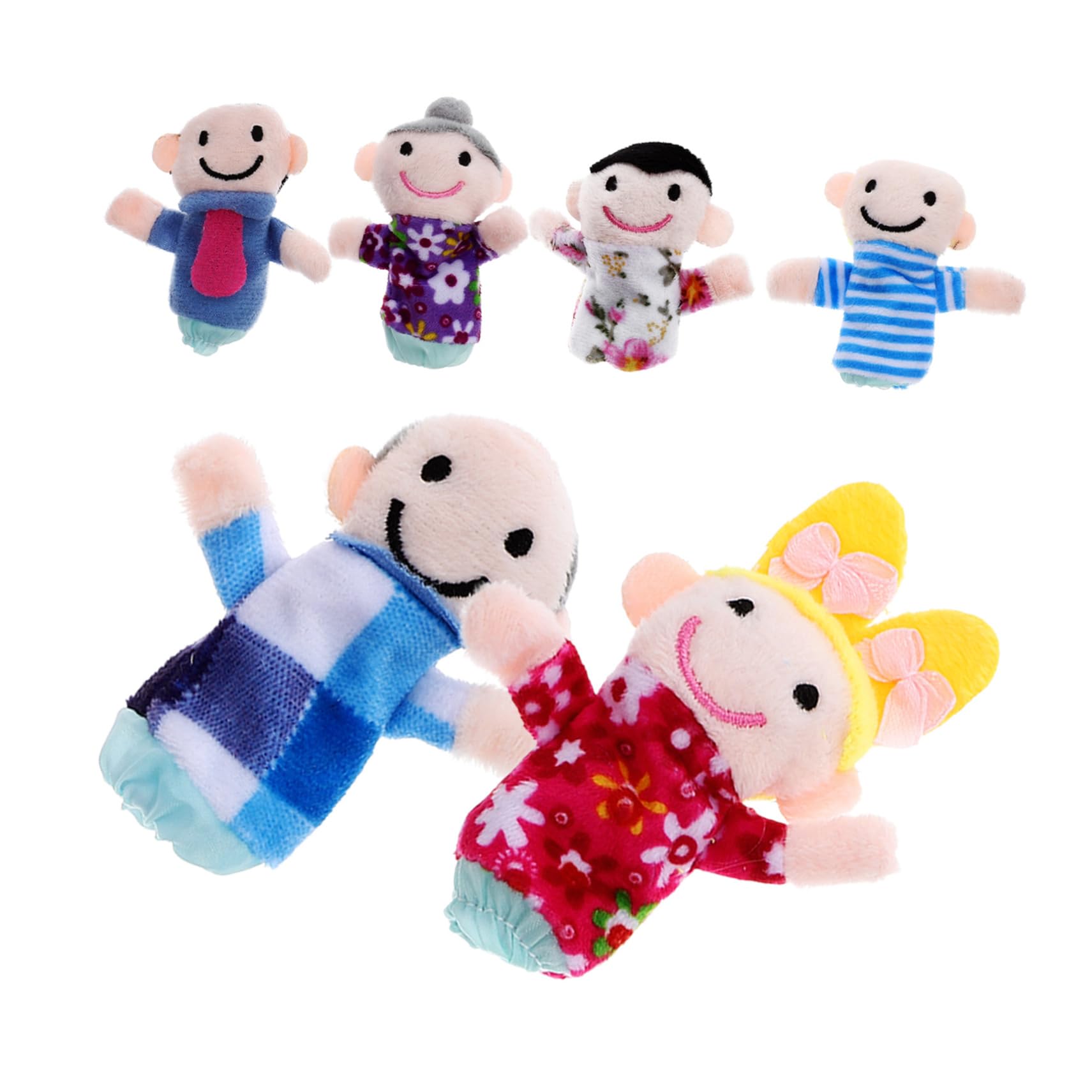 24-Piece Finger Puppet Set - Imaginative Hand Puppet Toys for Kids, Creative Fabric Finger Puppets for Storytelling & Play - Perfect for Classroom, Birthday Parties & Family Fun