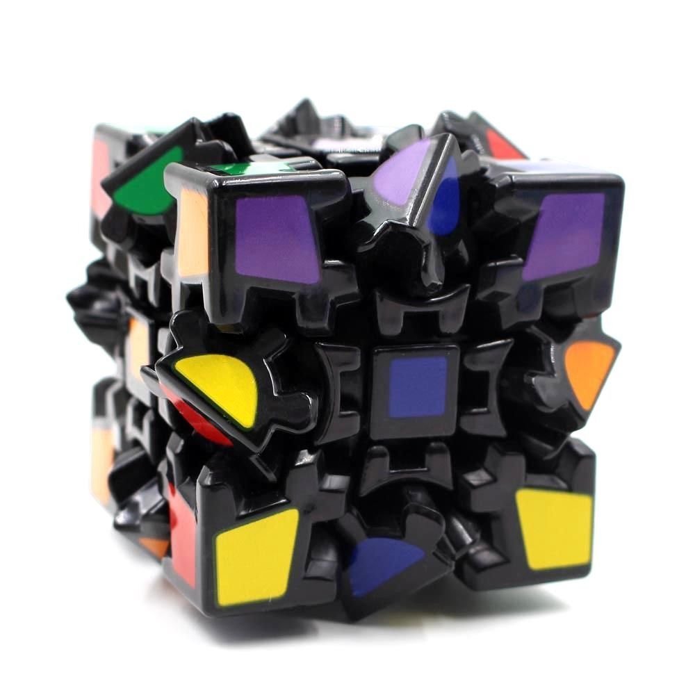 Kiditos 3x3 Stickerless Gear Cube - Speed Magic Cube Puzzle Toy for Kids & Adults - Brain Teaser & Stress Relief - Perfect for Office, Travel & Family Game Night