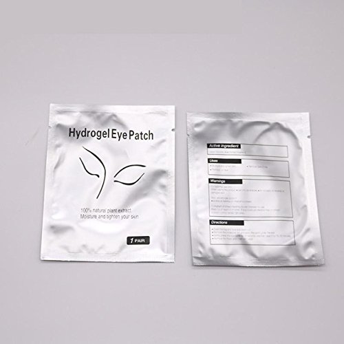 10 Pairs Eyelash Extension Under Eye Pads - Disposable Lash Paper Patch & Tips Sticker Wraps for Professional Eyelash Extension Makeup - Perfect for Salon, Spa & Home Use