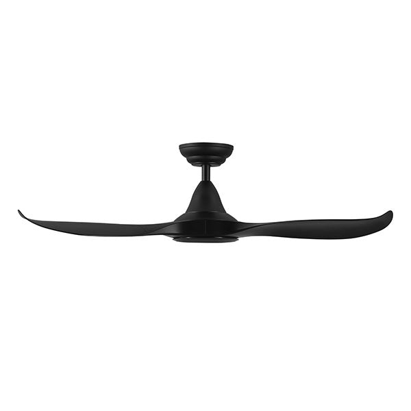 Eglo Noosa 46-inch 116cm DC Ceiling Fan with Remote Control - Black - Energy Efficient Quiet Operation for Bedroom, Living Room & Outdoor Spaces