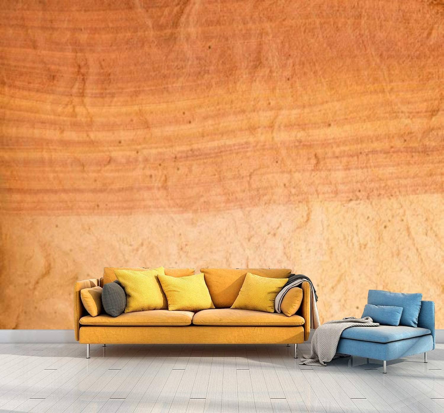 Peel and Stick 3D Wallpaper - Natural Red Rock Canyon & Egypt Desert Texture | Removable Self-Adhesive Wall Mural for Bedroom, Living Room, Bathroom & Ceiling Decor | Perfect for Home Renovation, Accent Walls and Rental-Friendly Spaces