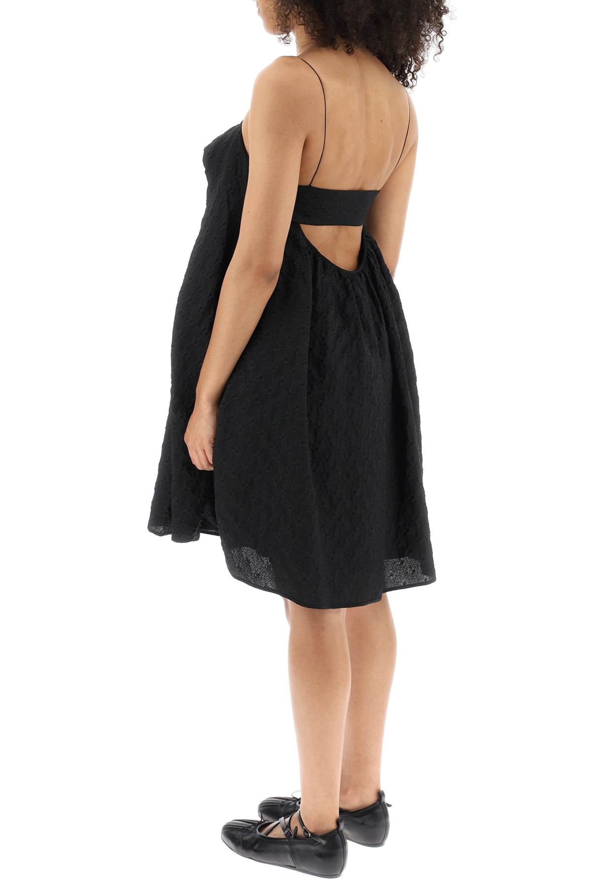 Cecilie Bahnsen Susu Matelassé Dress - Elegant Floral Embroidery for Women's Casual & Formal Wear