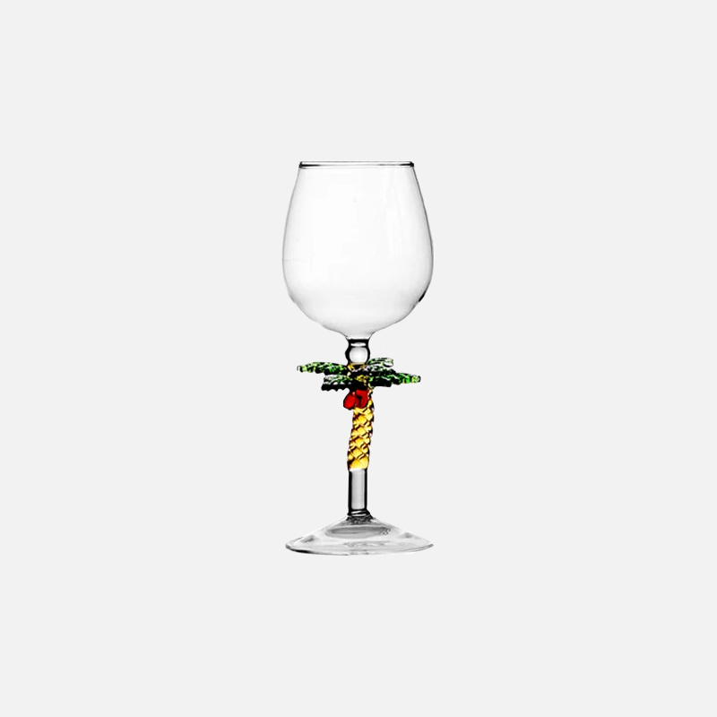 Enchanted Garden Wine Glass Set - Elegant Floral Design Stemware for Red & White Wine - Perfect for Weddings, Parties & Romantic Dinners