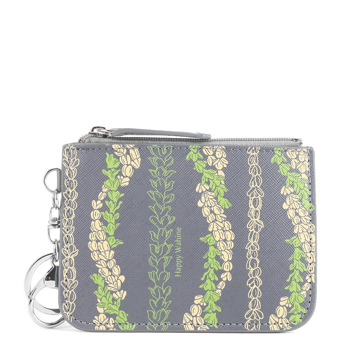May Pakalana Grey Card Holder - Slim RFID Blocking Wallet for Credit Cards & ID - Perfect for Travel, Business, and Everyday Use