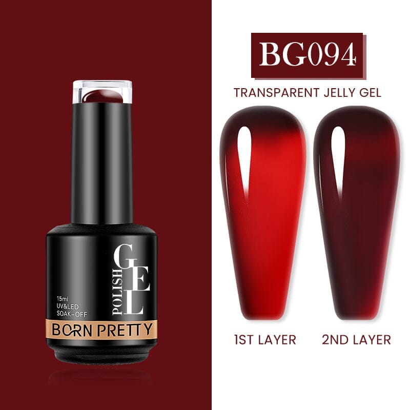 Nude Jelly Gel 15ml - Natural-Looking Nail Polish for Everyday Wear | Perfect for Manicures, Pedicures & Salon Use