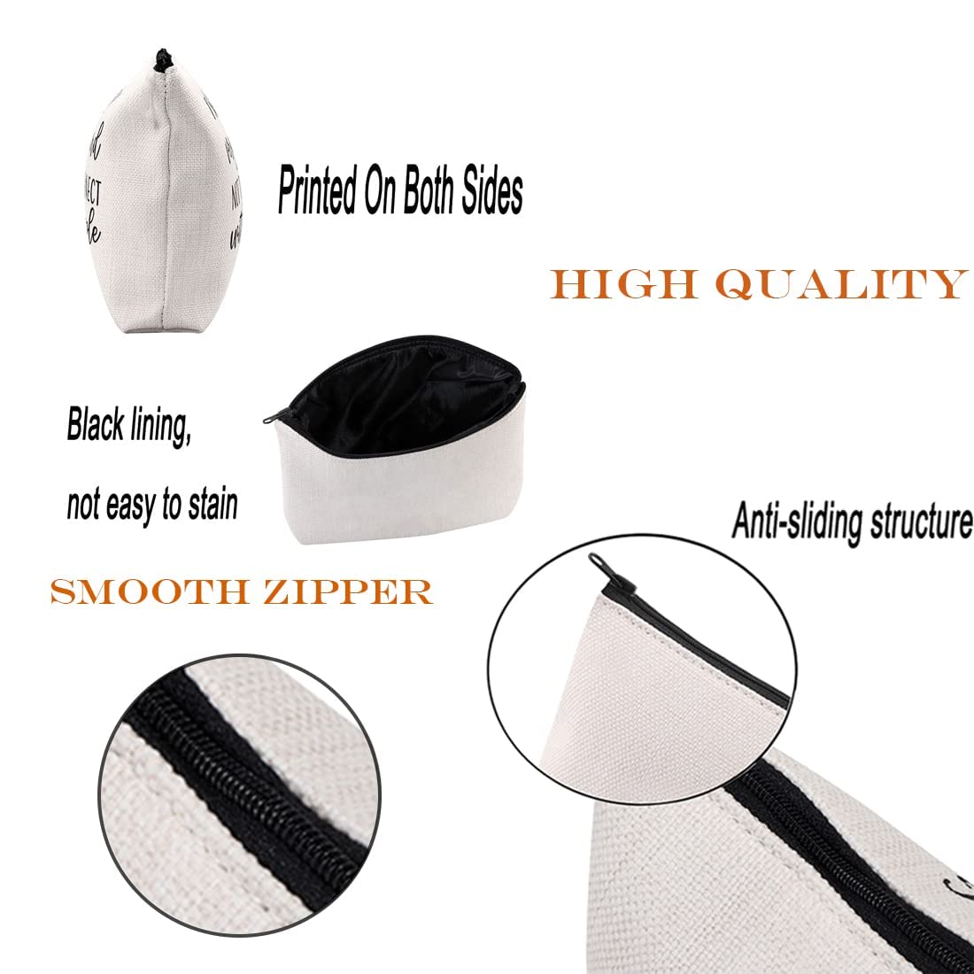 PWHAOO Vampire Themed Makeup Bag - Perfect Gift for Vampire Movie Lovers & Twilight Fans (Edward Cullen Design) - Great for Cosmetics Storage, Travel & Fangirl Collections