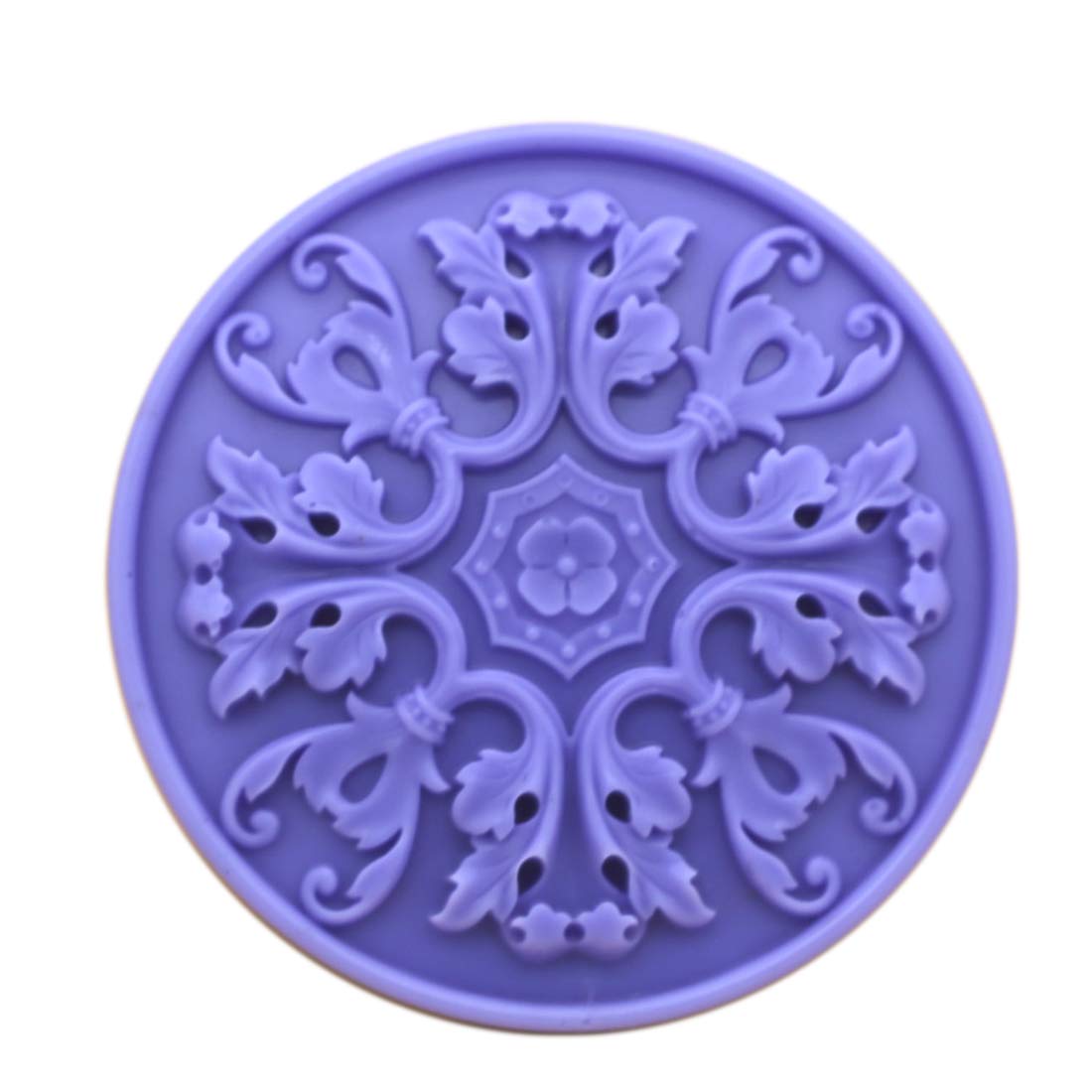 Premium Round Flower Silicone Soap Mold - Flexible DIY Handmade Soap Making Kit for Crafting Artisan Soaps, Candles & Bath Bombs - Perfect for Home Spa, Gift Making & DIY Projects