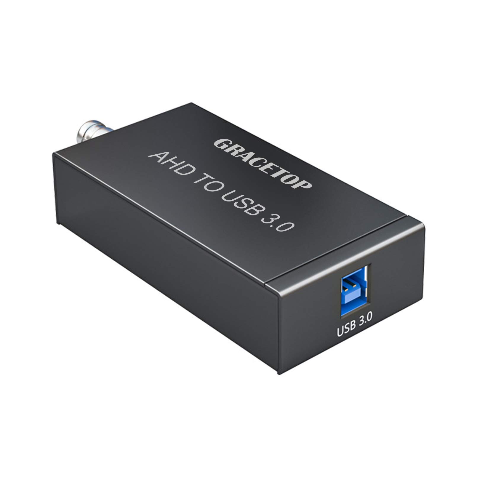 AHD Video Capture Card 1080P 30FPS USB 2.0 HDMI Input for Live Streaming & Recording - Plug & Play No Driver Needed - Perfect for Gaming, Webinars, and Video Conferencing