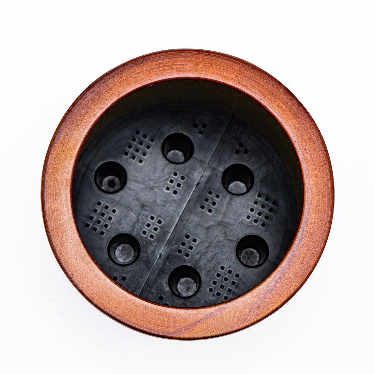 CATLEZA Round Planter - Modern Decorative Flower Pot for Indoor Plants, Succulents & Home Decor - Perfect for Living Room, Office & Garden Decorations