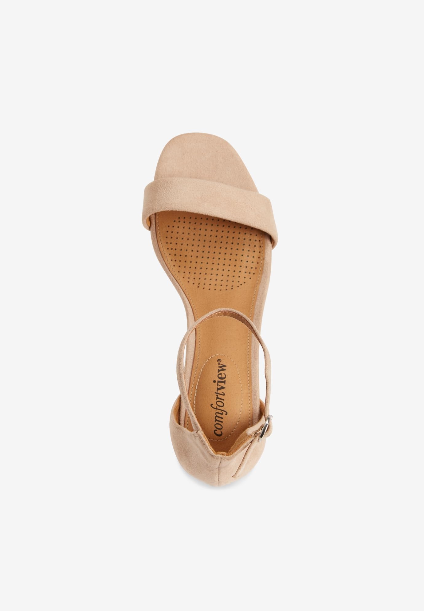 Comfortview Women's Wide Width Orly Sandals - Comfortable Summer Casual Shoes for Wide Feet | Perfect for Beach, Walking & Travel