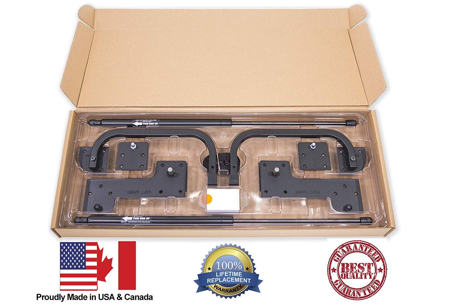 Full Murphy Bed Hardware Kit Vertical - Made in USA - DIY Full Size Wall Bed Kit for Guest Room - Easy to Build Hidden Bed System - Space Saving Vertical Murphy Bed for Small Apartments & Home Offices