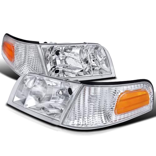 Chrome Housing Clear Lens
