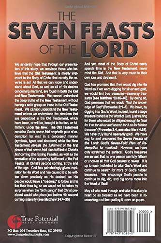 The Seven Feasts of the Lord: God's Prophetic 7-Step Redemption Plan - Bible Study & Christian Devotional Guide for Worship & Spiritual Growth