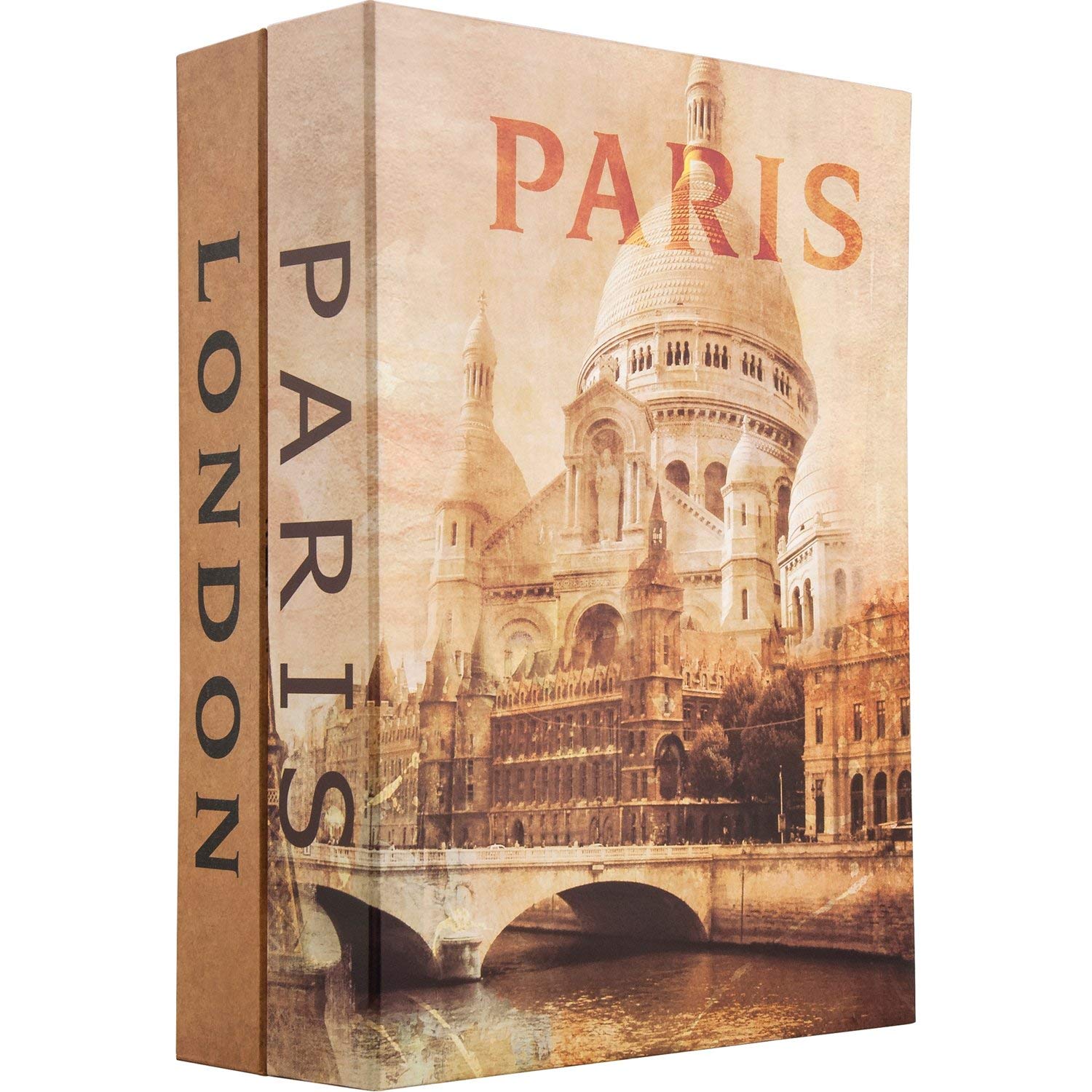 Barska Portable Diversion Dual Book Safe - Hidden Lock Box for Valuables & Personal Items | Secure Storage for Home, Office & Travel | Discreet Concealed Safe for Cash, Jewelry & Documents