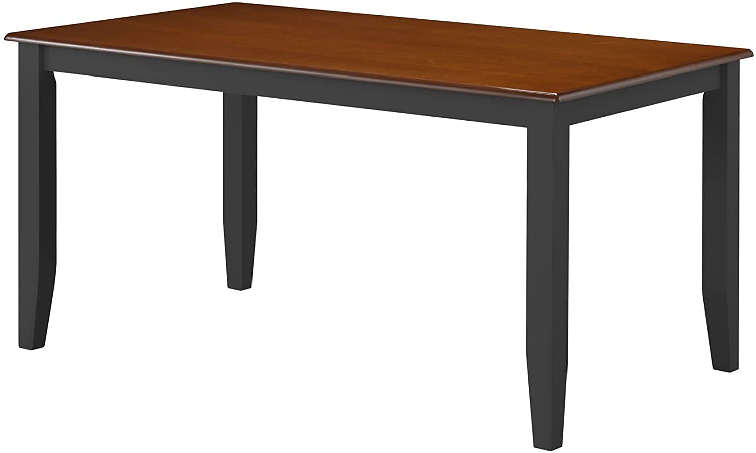 Boraam Bloomington Dining Table - 42 Inch Round Wooden Table in Black & Cherry Finish | Perfect for Kitchen, Dining Room, and Small Space Gatherings