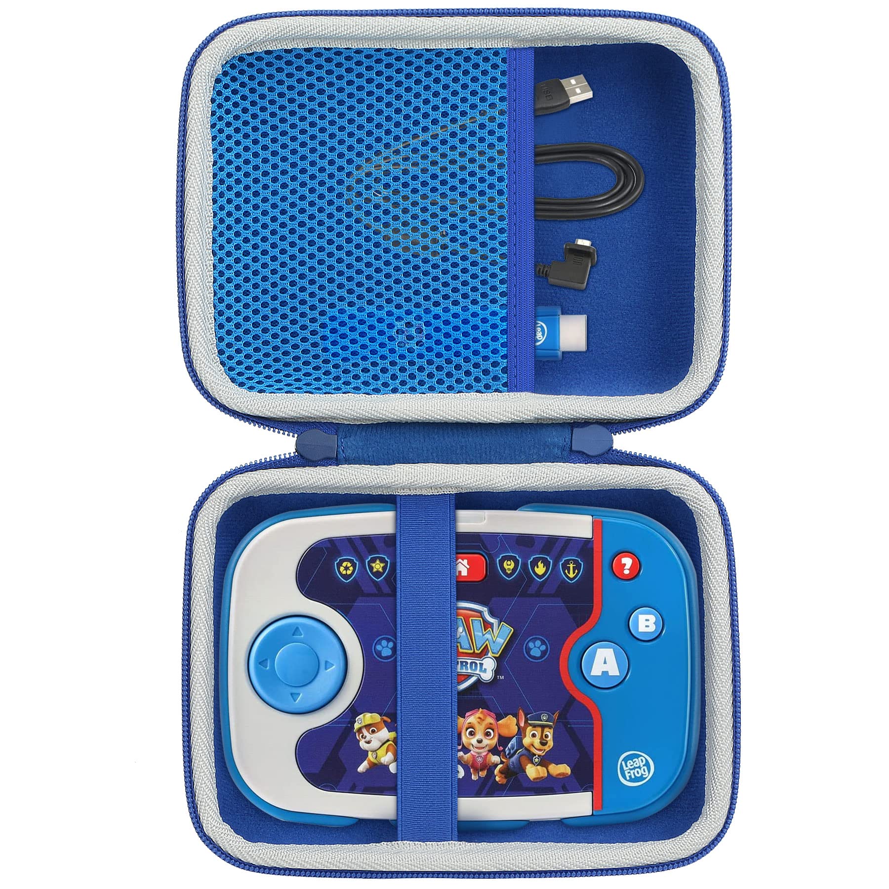 Aenllosi Durable Hard Carrying Case for LeapFrog PAW Patrol Learning Video Game - Protective Storage for Kids' Educational Gaming Device at Home & Travel