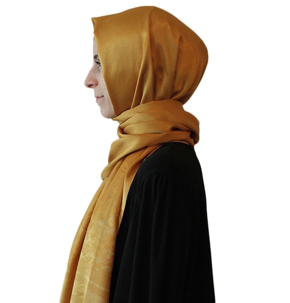 Aker Reversible Floral Jacquard Shawl Wrap - Elegant Lightweight Scarf for Women, Perfect for Parties, Weddings & Everyday Wear - Style 1013BRL 961