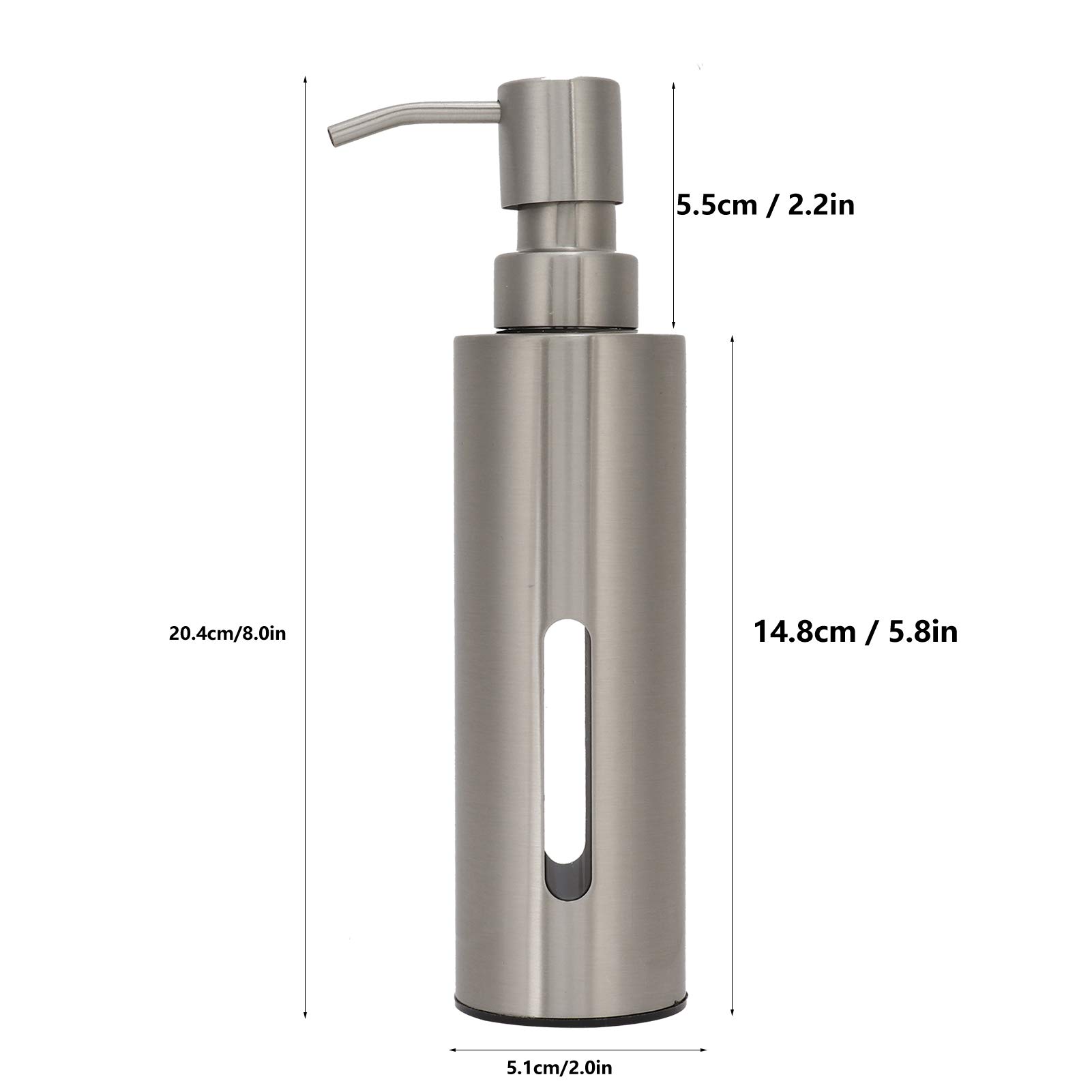Refillable Liquid Soap Dispenser for Shower Gel & Lotion - Bathroom Hand Soap Pump Bottle with Leak-Proof Design | Perfect for Home, Spa, and Hotel Bathroom Organization