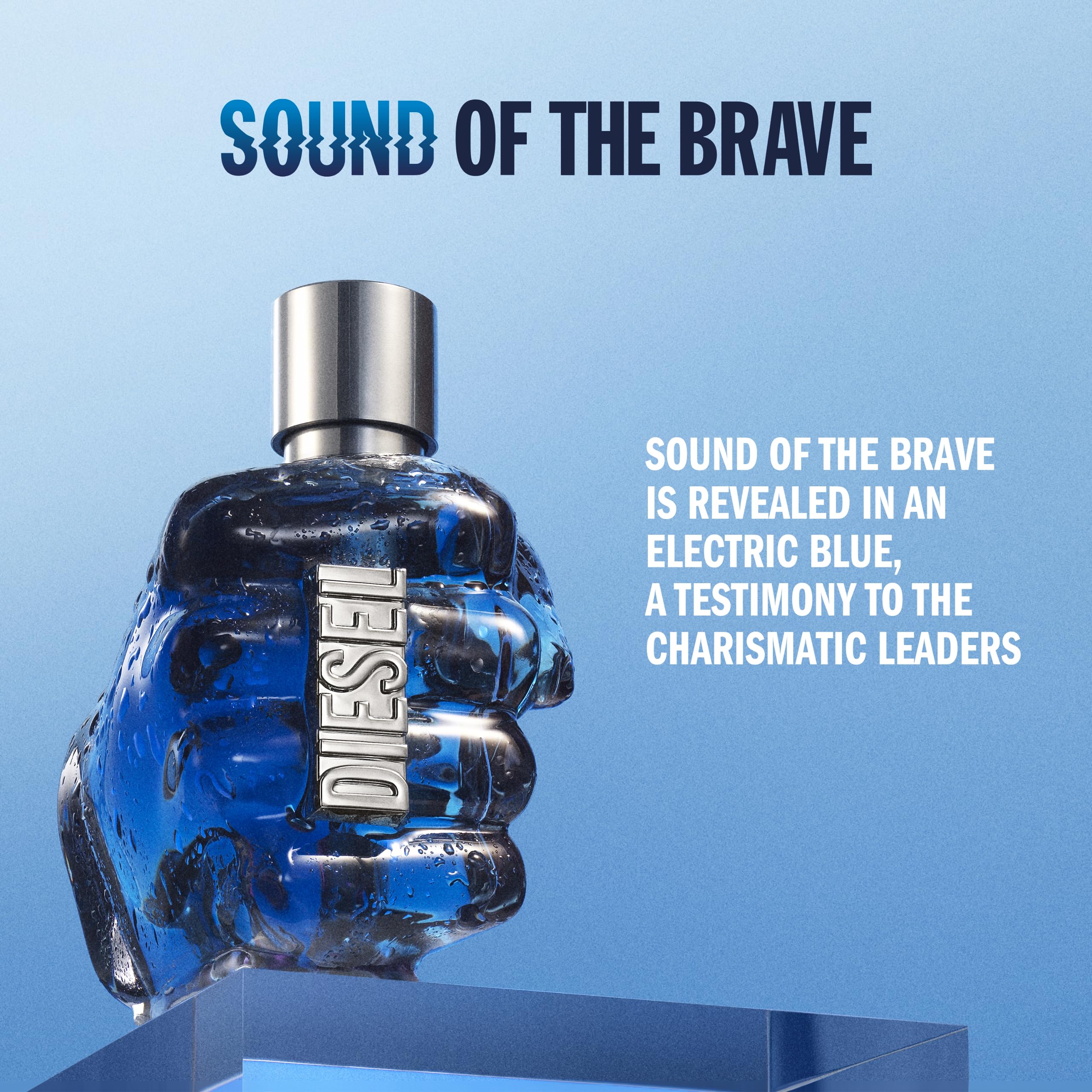 DIESEL Sound of the Brave Men's Cologne Gift Set - Eau de Toilette with Lemon, Spicy Juniper Berries & Ambery Wood Notes | Perfect for Daily Wear, Date Night & Special Occasions