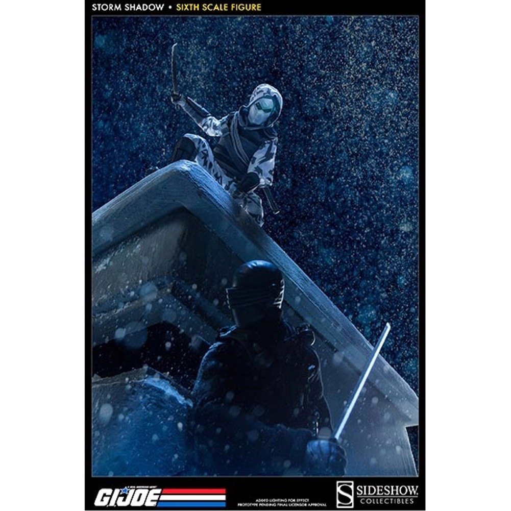 G.I. Joe Storm Shadow 12-Inch Sixth Scale Action Figure - Sideshow Exclusive Collectible for Display & Cosplay | Perfect for Anime Fans & Toy Collectors