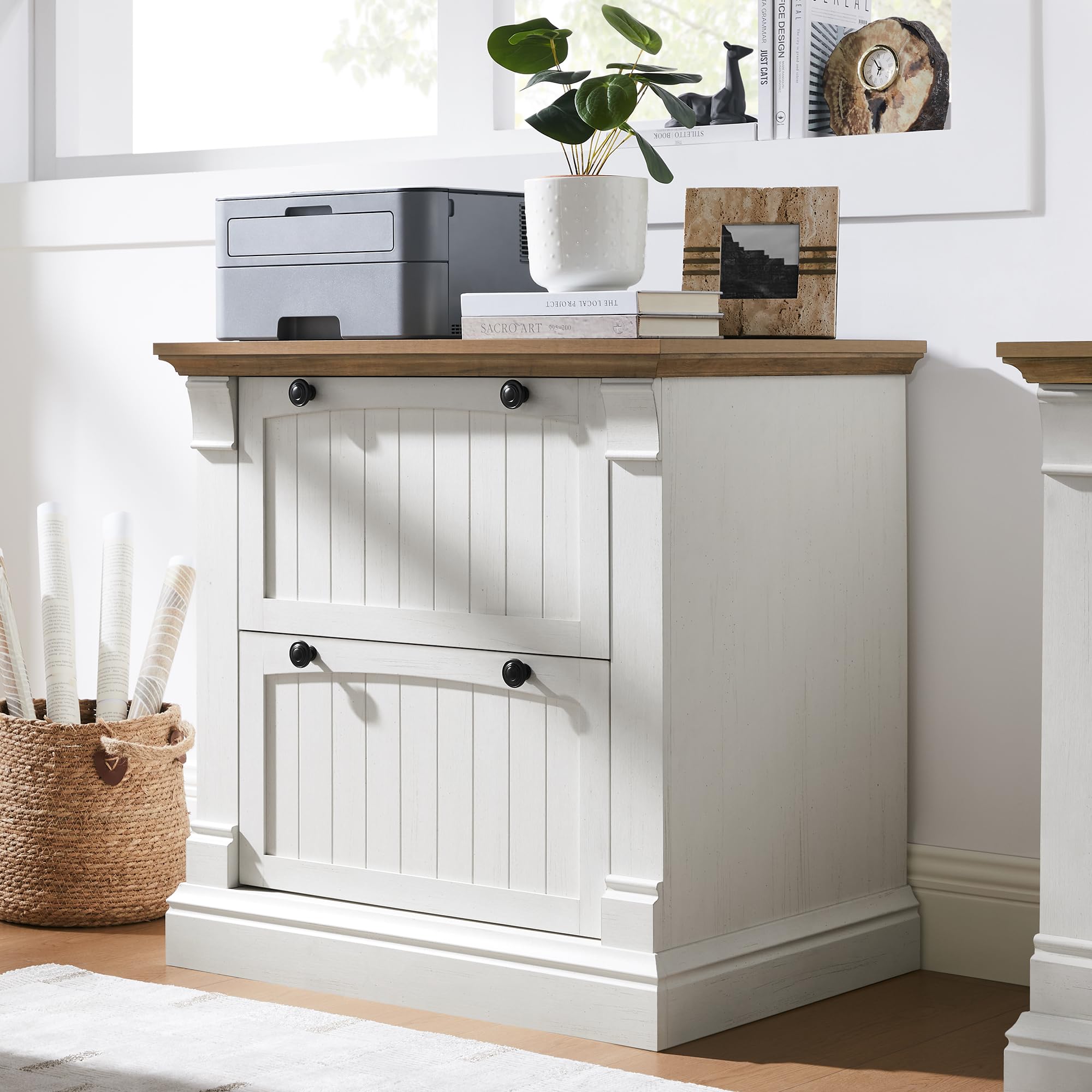 OKD Farmhouse File Cabinet with 2 Drawers - 30