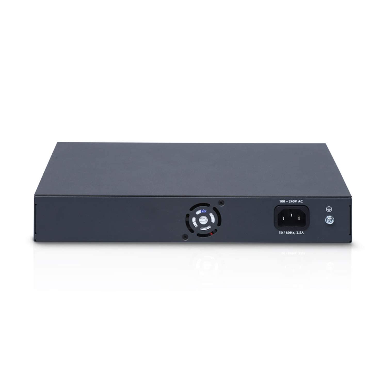 8-Port Gigabit PoE+ Managed Switch with 2 SFP Slots | 120W Power Budget | IEEE 802.3at | 30W per Port | VLAN, QoS, MAC Support | Plug & Play | Desktop/Wall Mount for Home Office, Surveillance & Network Expansion