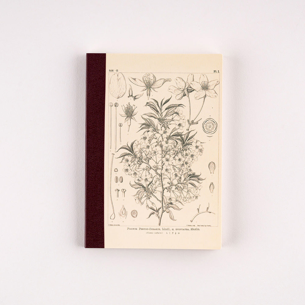 Hobonichi A6 Grid Notebook - Premium Tomoe River Paper, Yamazakura Design | Perfect for Journaling, Planning & Creative Writing