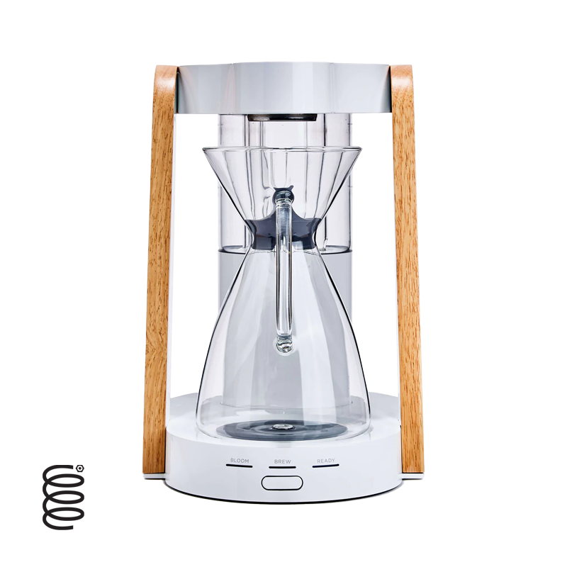 Ratio Eight Coffee Brewer - Premium Black & Walnut Drip Coffee Maker for Home & Office | Perfect for Pour-Over Coffee Lovers & Specialty Brewing Enthusiasts