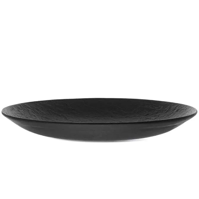 Comatec Faux Slate Round Demi Dish - 5 Inch Decorative Serving Plate for Appetizers, Desserts & Charcuterie | Elegant Table Setting for Parties, Weddings & Home Decor