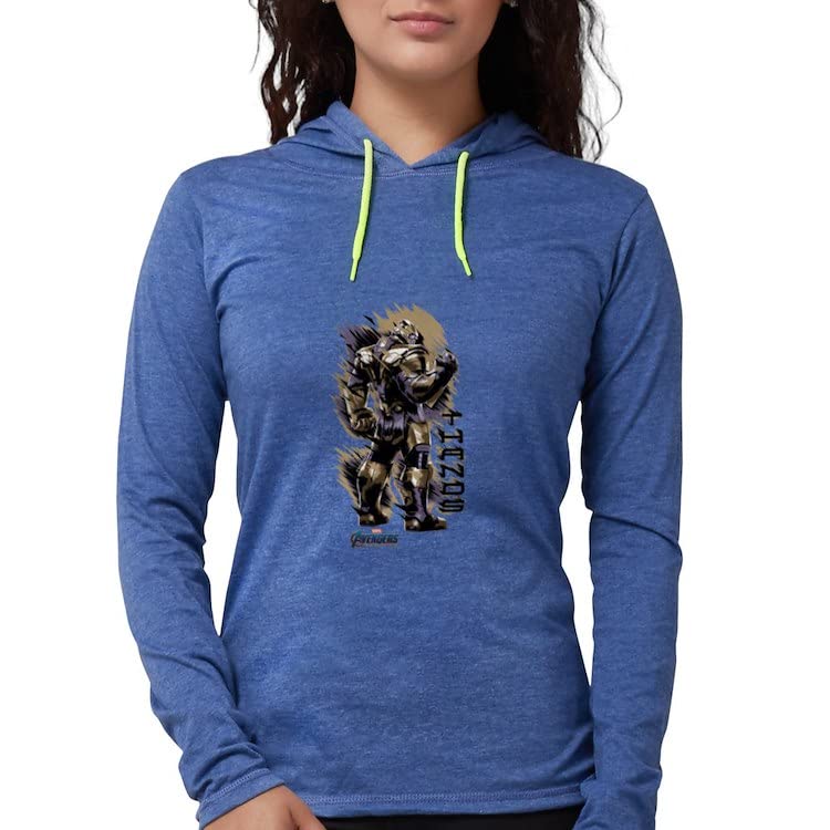 Thanos Women's Hooded T-Shirt & Hoodie - Marvel Superhero Graphic Apparel for Casual Wear & Cosplay | Perfect for Gifts, Comic Con, and Everyday Fashion