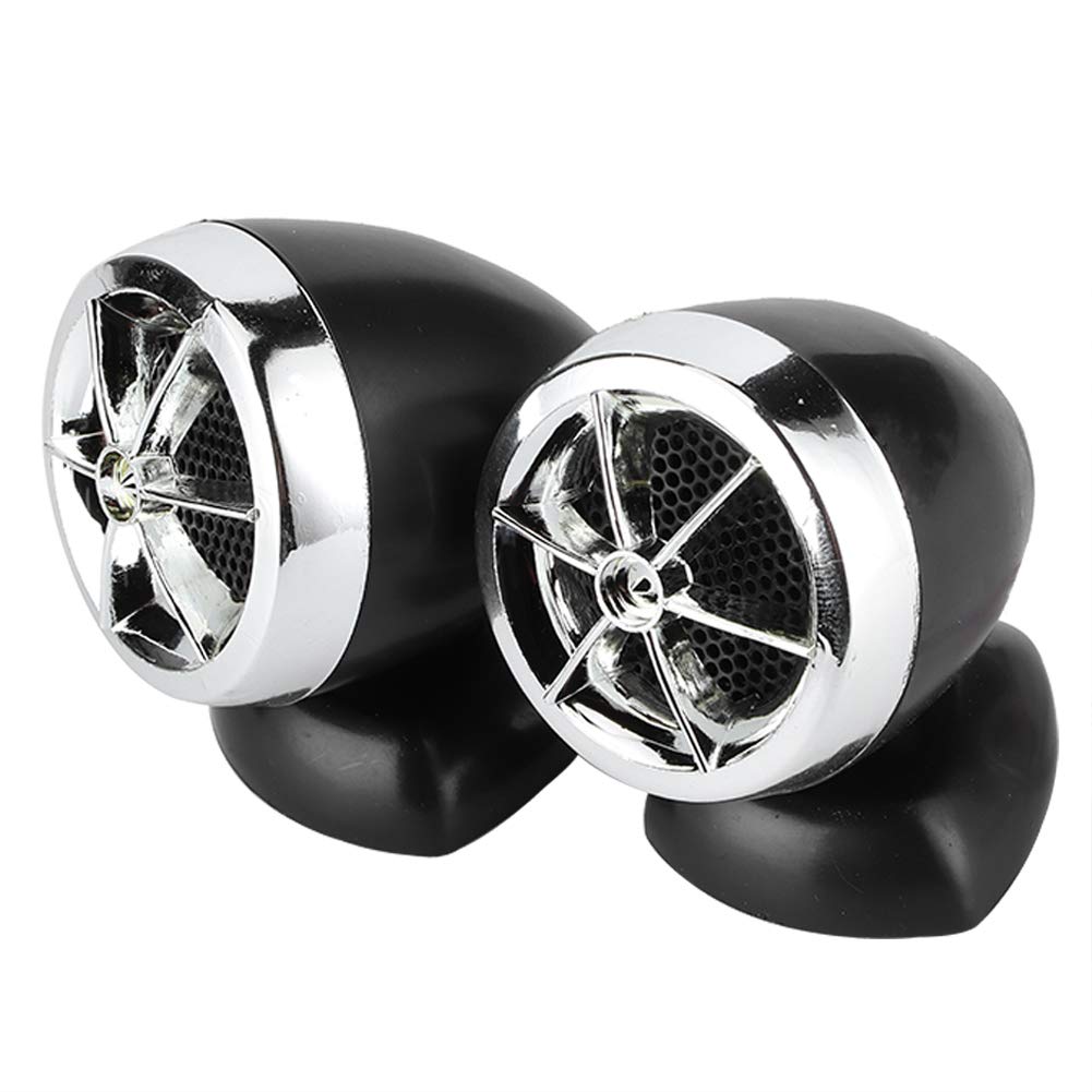 1200W 12V Car Speakers with Tweeter - Mini Horn Music Dome Loudspeaker for Car Audio System (Silver) - Perfect for Upgrading Vehicle Sound Quality & Enhancing Music Experience on Road Trips