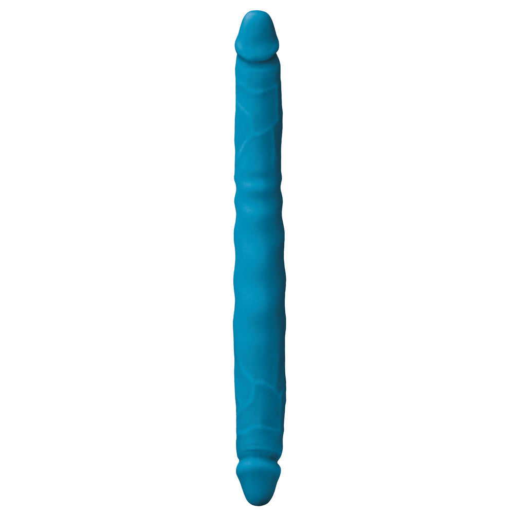 12-Inch Double Ended Dildo for Couples - Colours Dual Pleasure Vibrating Silicone Toy - Perfect for Partner Play & Solo Use