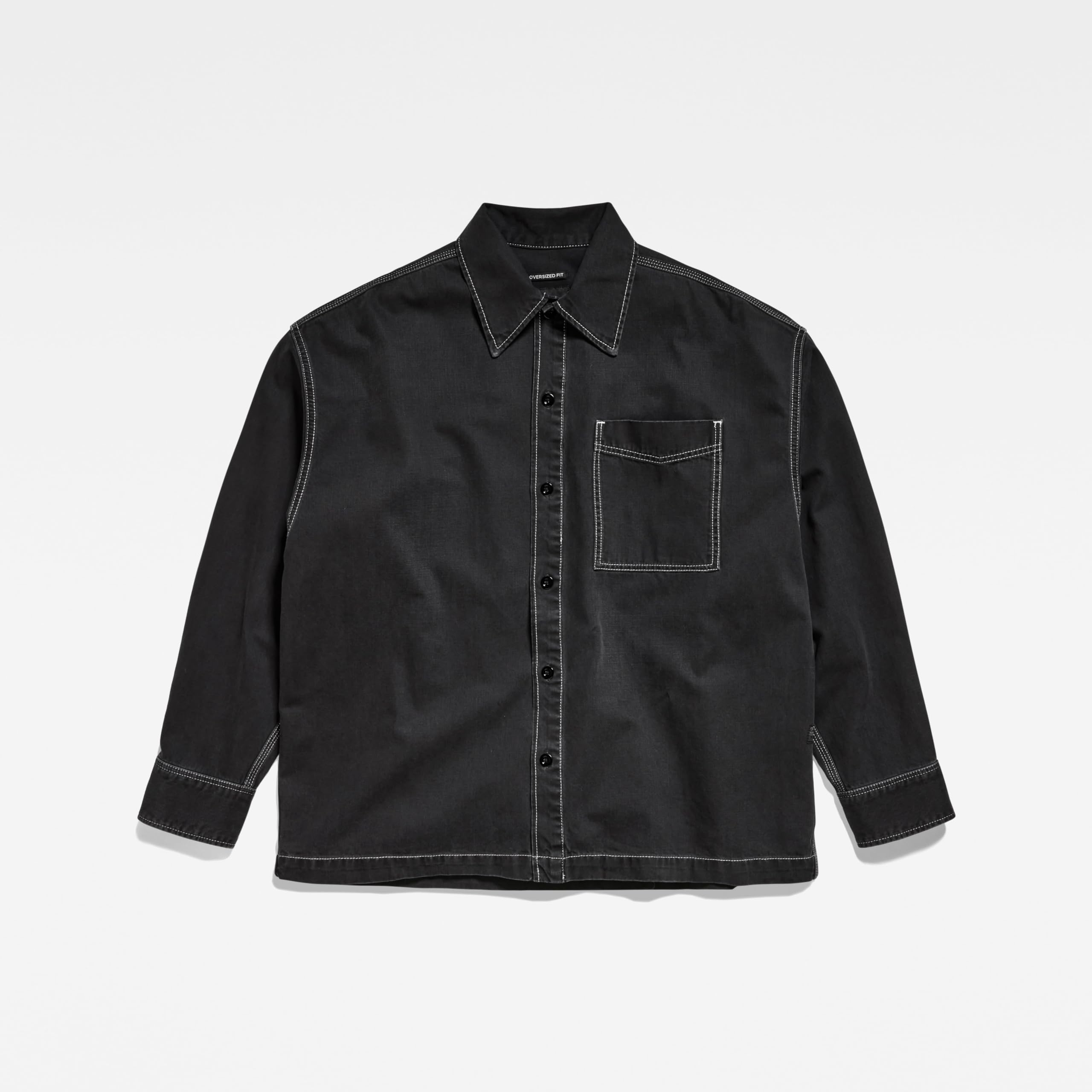 G-STAR Men's Boxy Fit Long Sleeve Casual Shirt | Slim Fit Button Down Shirt for Men | Perfect for Office, Date Night & Casual Outings