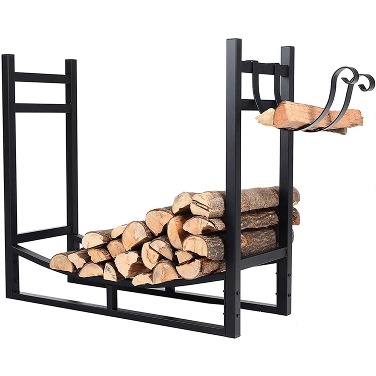 WMQ Firewood Rack with Kindling Holder - 33