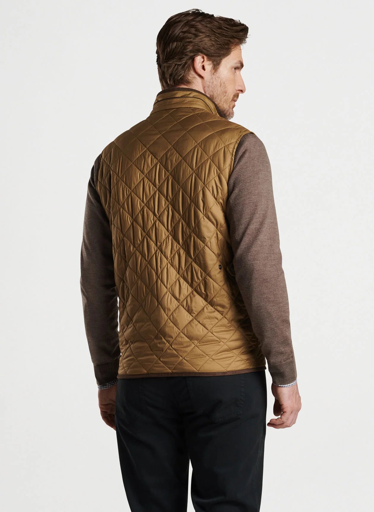 PETER MILLAR ESSEX Quilted Vest for Men - Lightweight, Warm, and Stylish - Perfect for Outdoor Activities, Casual Wear, and Layering in Fall & Winter