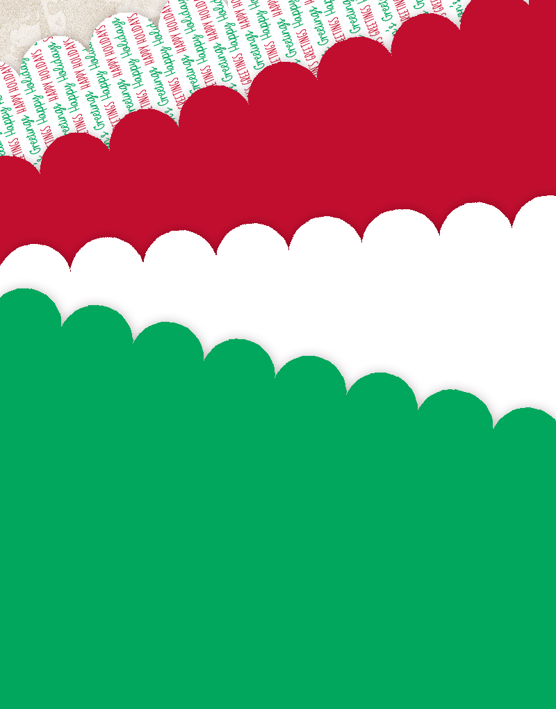 Festive Scalloped Tissue Paper for Holiday Gift Wrapping, DIY Crafts, and Party Decorations - Christmas, Birthday, Wedding Seasonal Greetings
