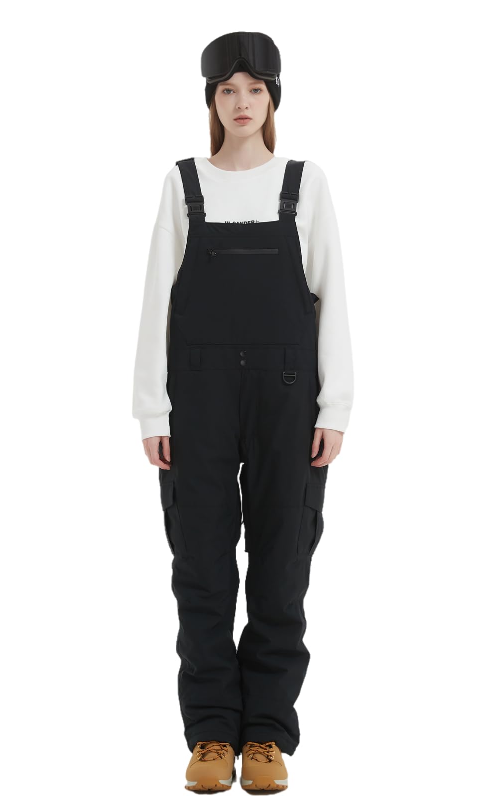 Men's & Women's Snow Bib Overalls - Adjustable Waterproof Ski Pants with Windproof Insulation for Warmth | Perfect for Skiing, Snowboarding & Winter Outdoor Activities