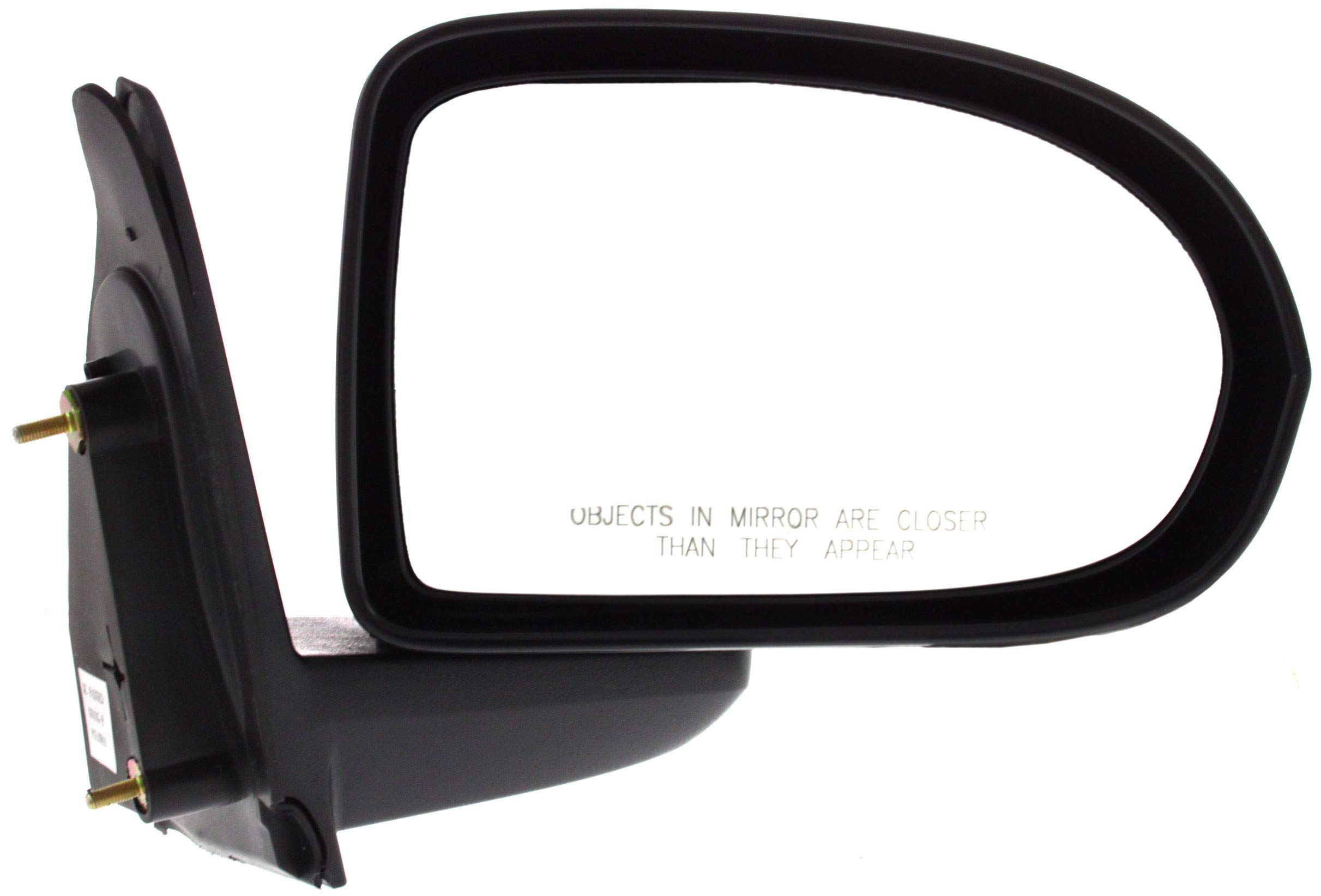 Kool Vue Textured Non-Electric Side Mirrors for Jeep Compass 2007-2017 - Driver & Passenger Replacement - Durable Off-Road & Daily Driving Mirrors