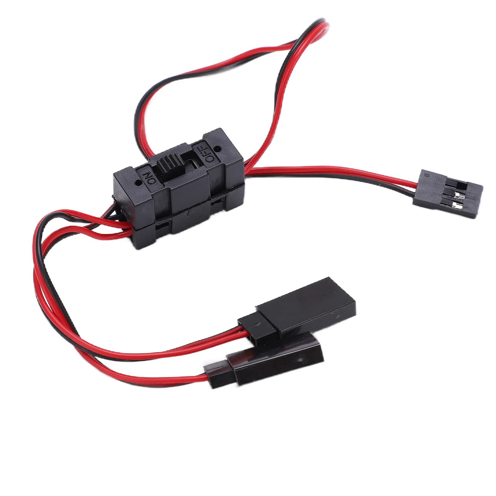 Dilwe RC Car Y Type Cable - Durable Lightweight Remote Control Car Accessory with Switch for RC Model Cars | Perfect for RC Hobbyists & DIY Enthusiasts