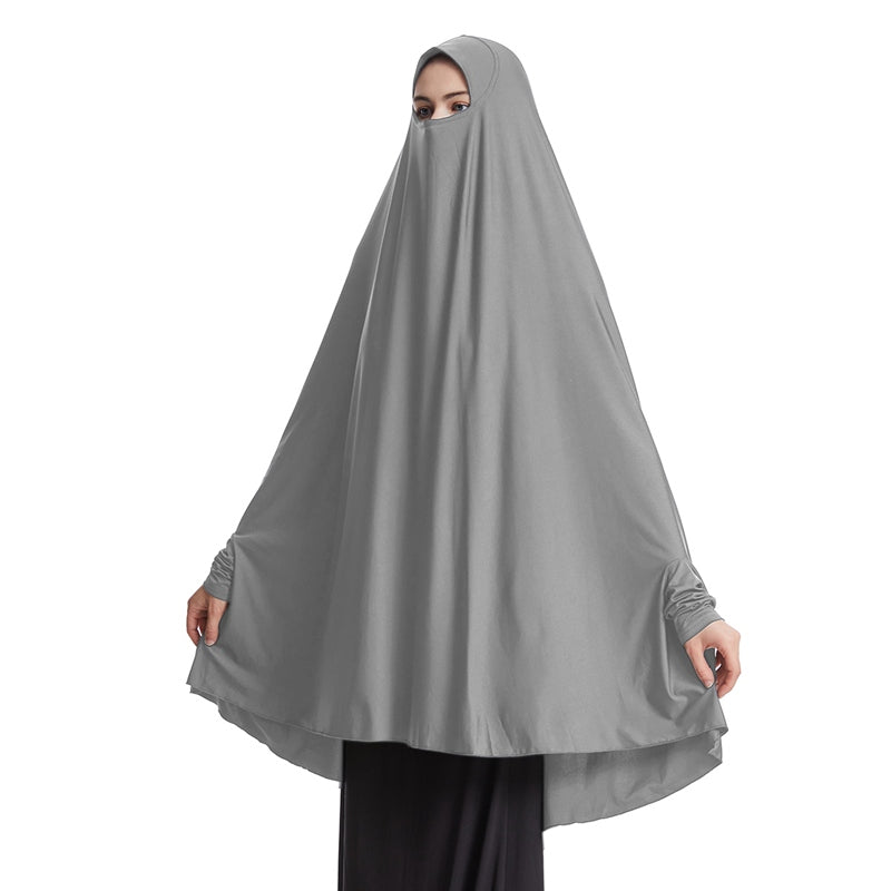 10 Color Options Long Sleeve Jilbab - Modest Muslim Prayer Dress for Women - Perfect for Daily Wear, Prayer & Special Occasions