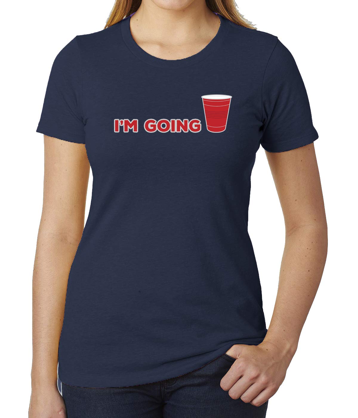 Funny 'I'm Going Solo' Graphic T-Shirt for Women - Cute Beer Lover Tee - Perfect for Girls Night Out, Bachelorette Parties & Casual Wear