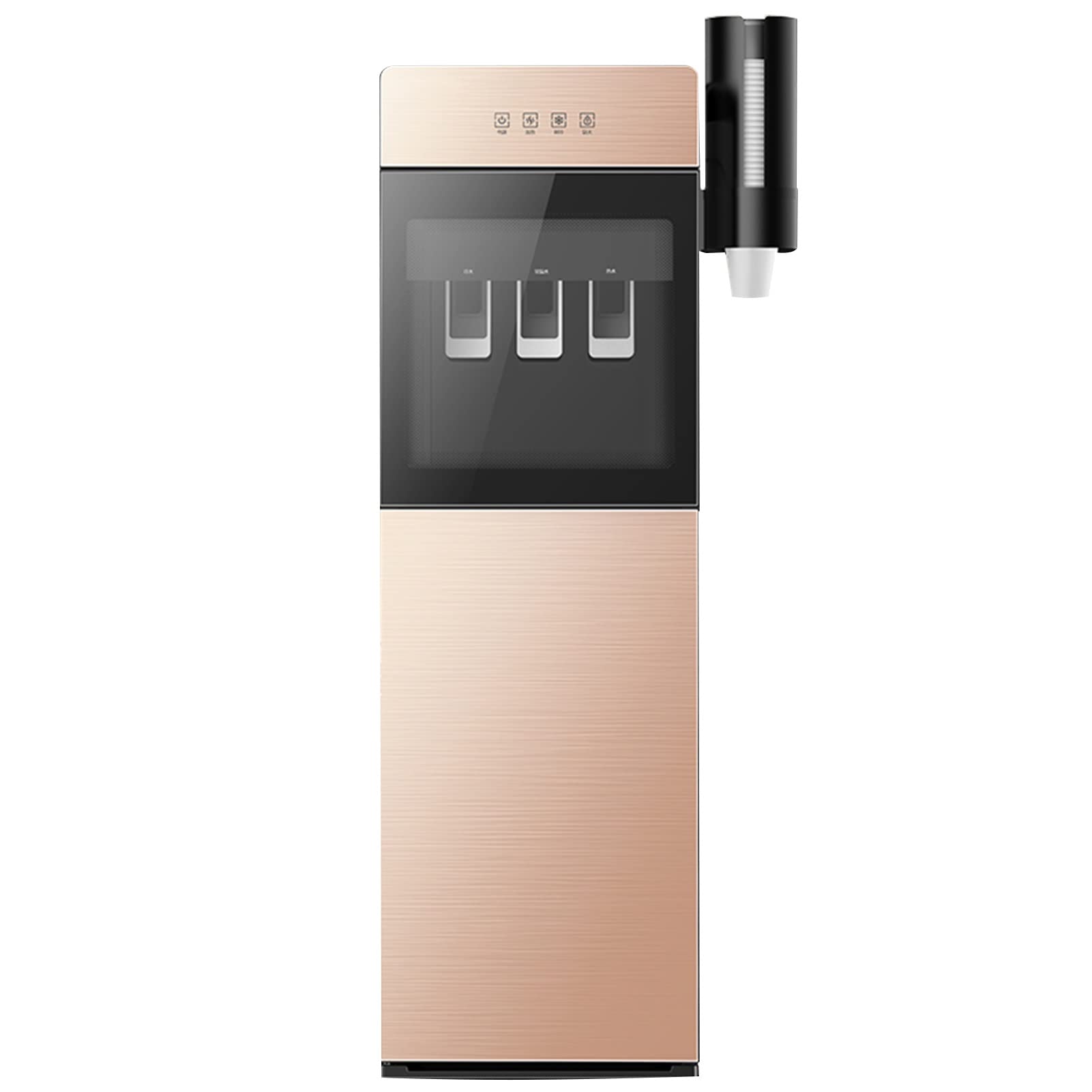 3-in-1 Hot & Cold Water Dispenser with Built-in Cup Holder - Bottom Loading Design for Home, Office & Bar Use - Perfect for Dorm Rooms, Kitchens and Workplaces